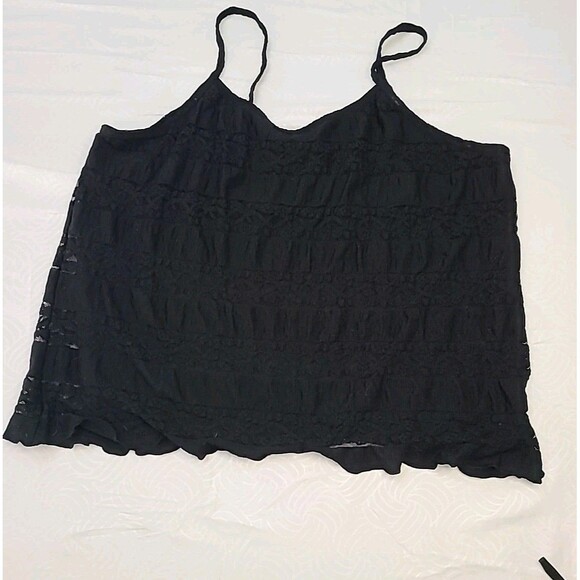 Torrid Size 3 Black Tank Top,  Adjustable Straps. - Picture 1 of 4